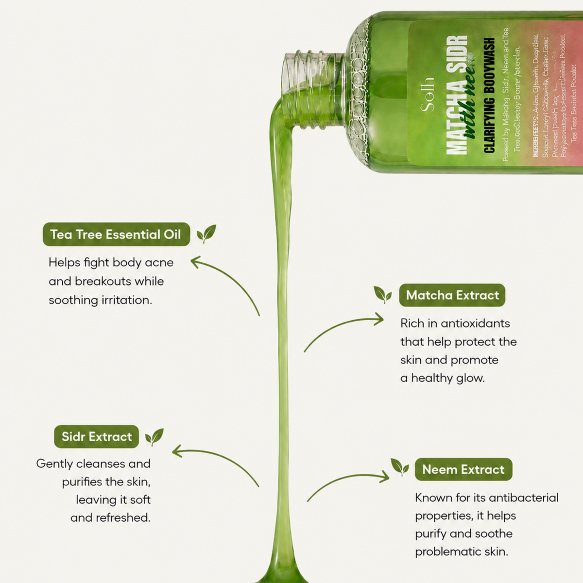 Matcha Sidr Clarifying Bodywash