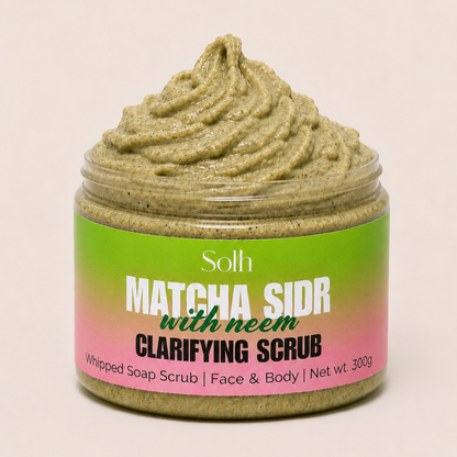 Matcha Sidr - Whipped Soap Scrub